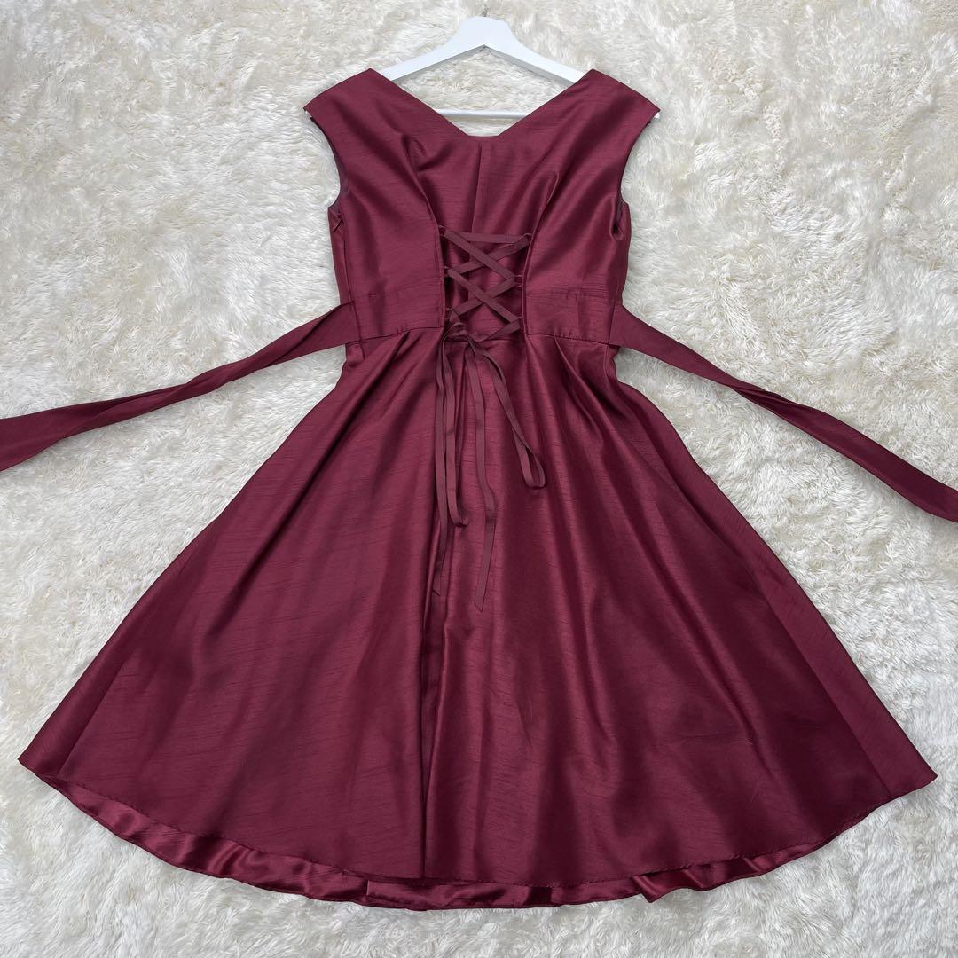 ✨美品✨AIMER レースボレロ×シャンタン 2WAYパーティードレス 9号