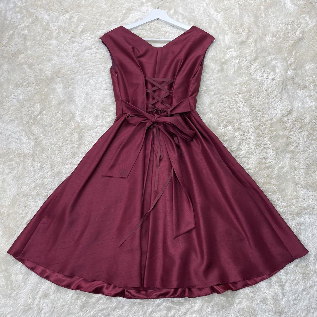 ✨美品✨AIMER レースボレロ×シャンタン 2WAYパーティードレス 9号