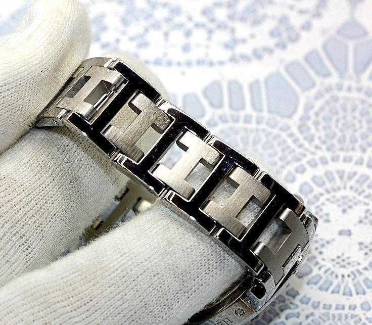 HERMES CL6.410 PinkシェルDial エルメス クリッパー 時計
