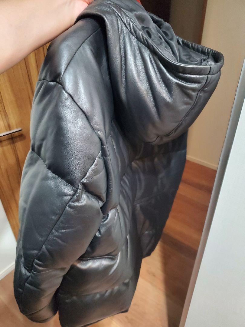 The Duffer レザーダウンジャケット