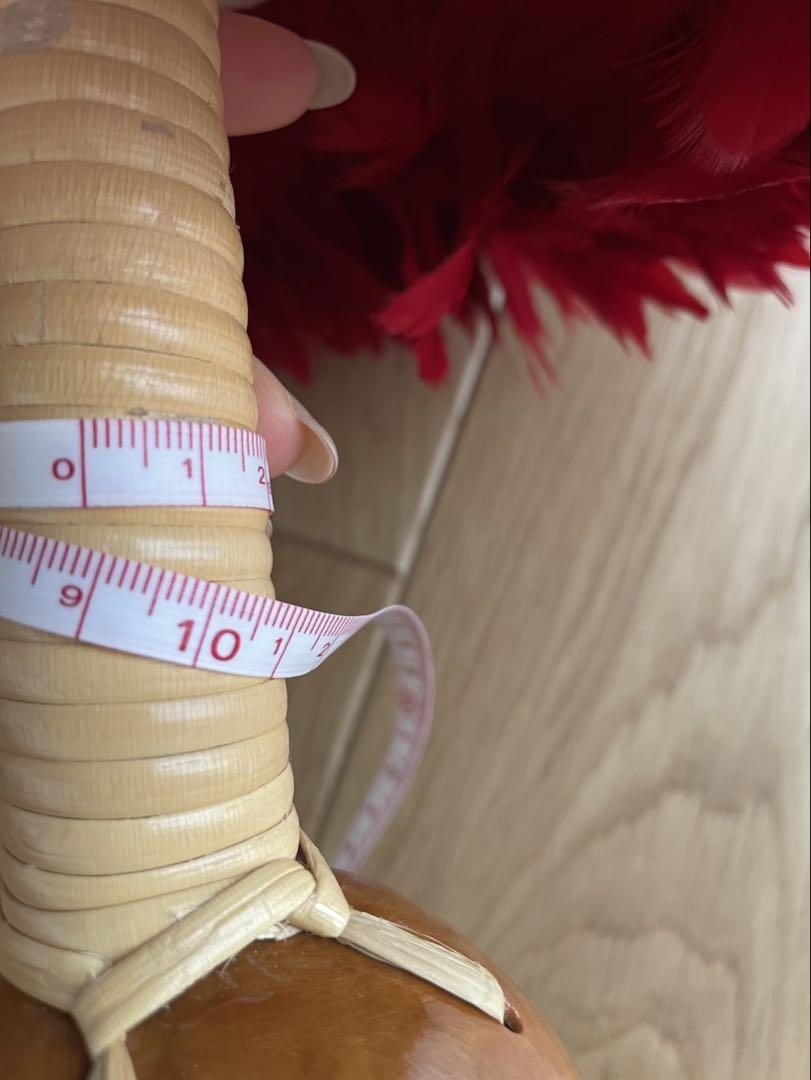 【値下げ中】フラダンス　ウリウリ　羽根/直径30cm 楽器　美品