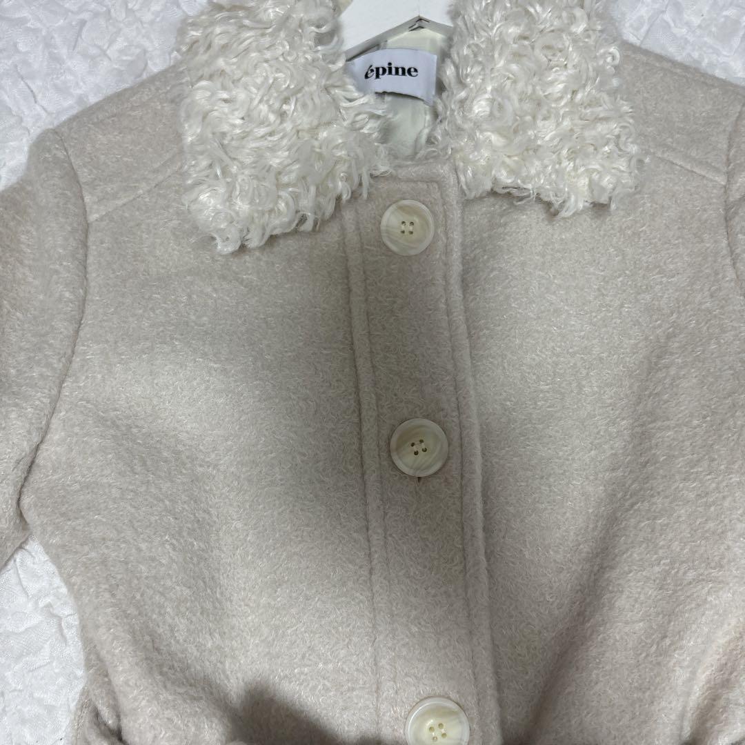 エピヌ epine プードルファーコート poodle fur coat コート