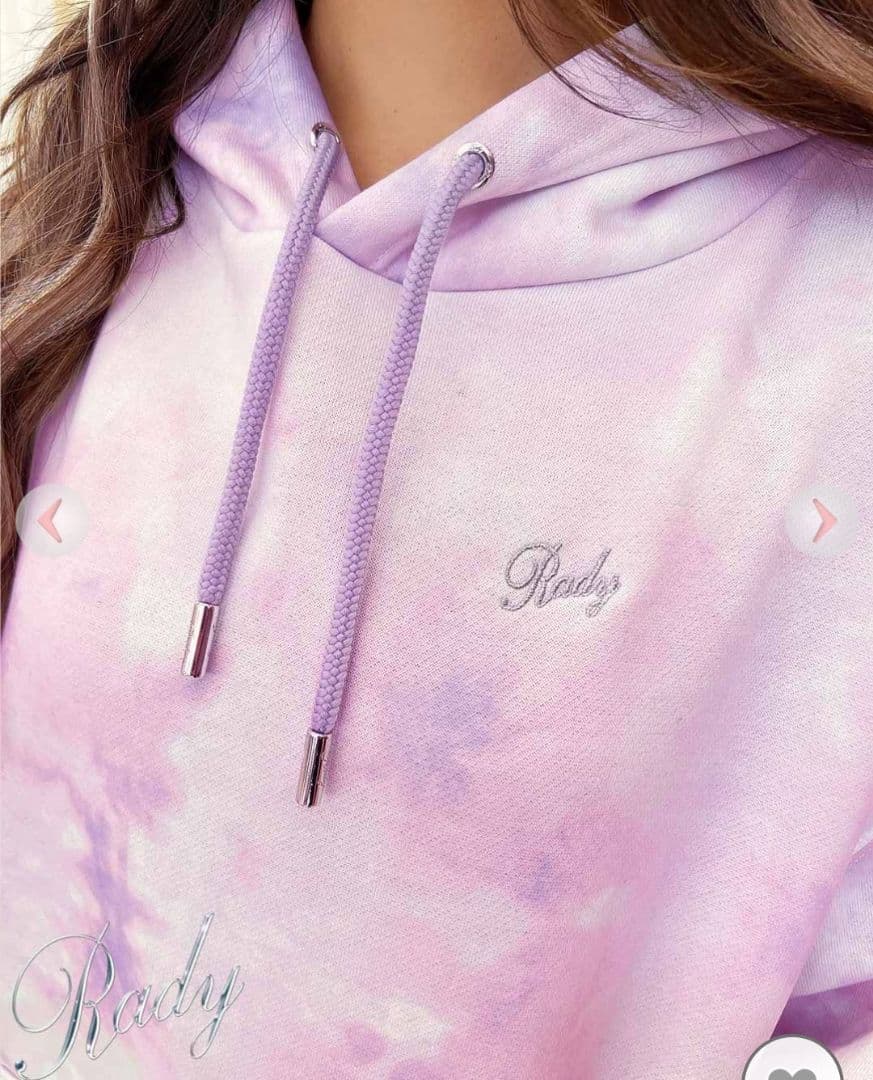 超特価】【超特価】♡ Rady タイダイ柄ハーフセットアップ ♡ パーカー