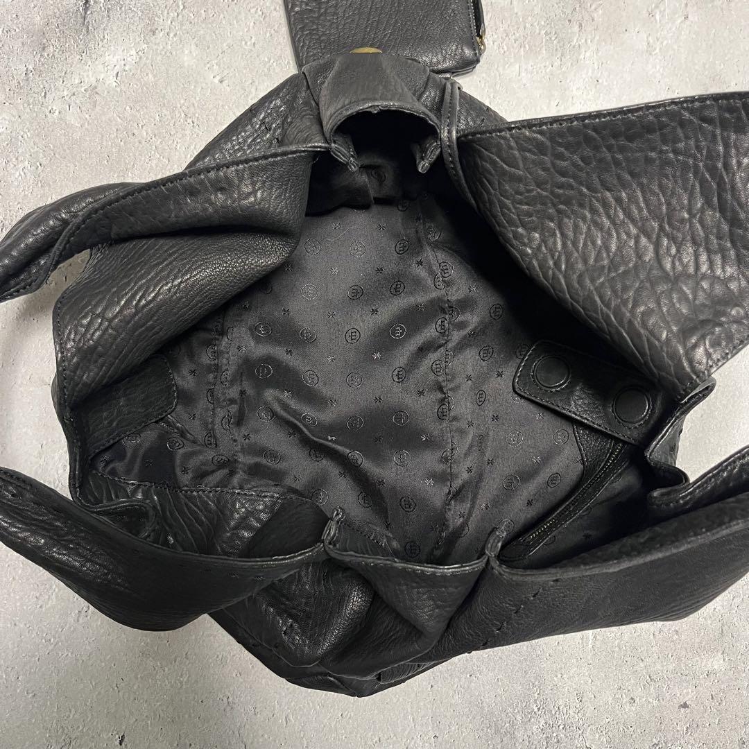 Archive 00s Shoulder Bag Y2K Grunge Black Flower Adjustable