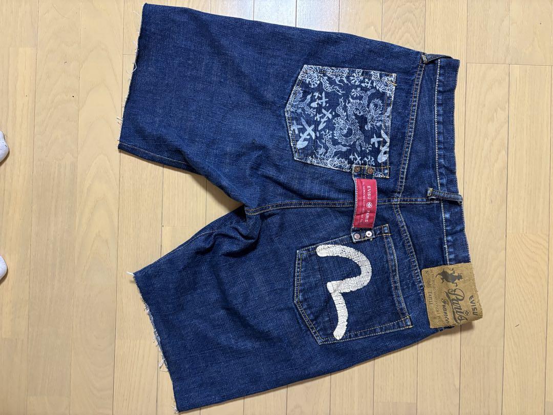 EVISU デニムショートパンツ ドラゴンプリント　希少　レア 17,250円