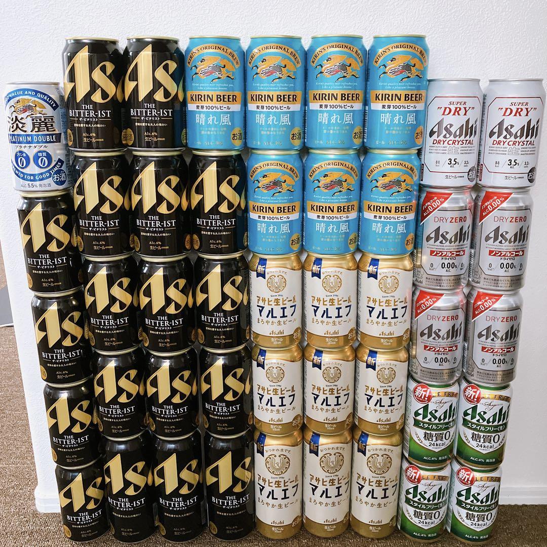 プレミアムビール　生ビール　発泡酒など　45本 (うち500ml 6本)