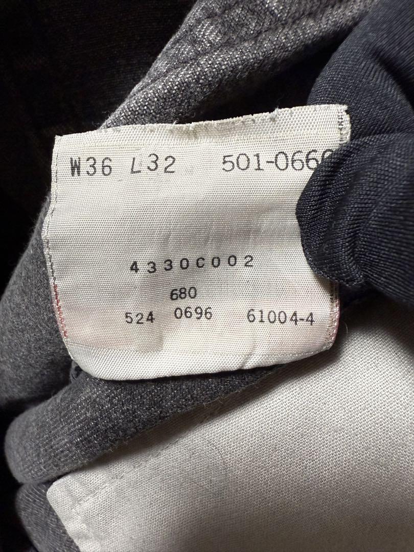 【36】Levis 501 - 0660 Black Denim Pants