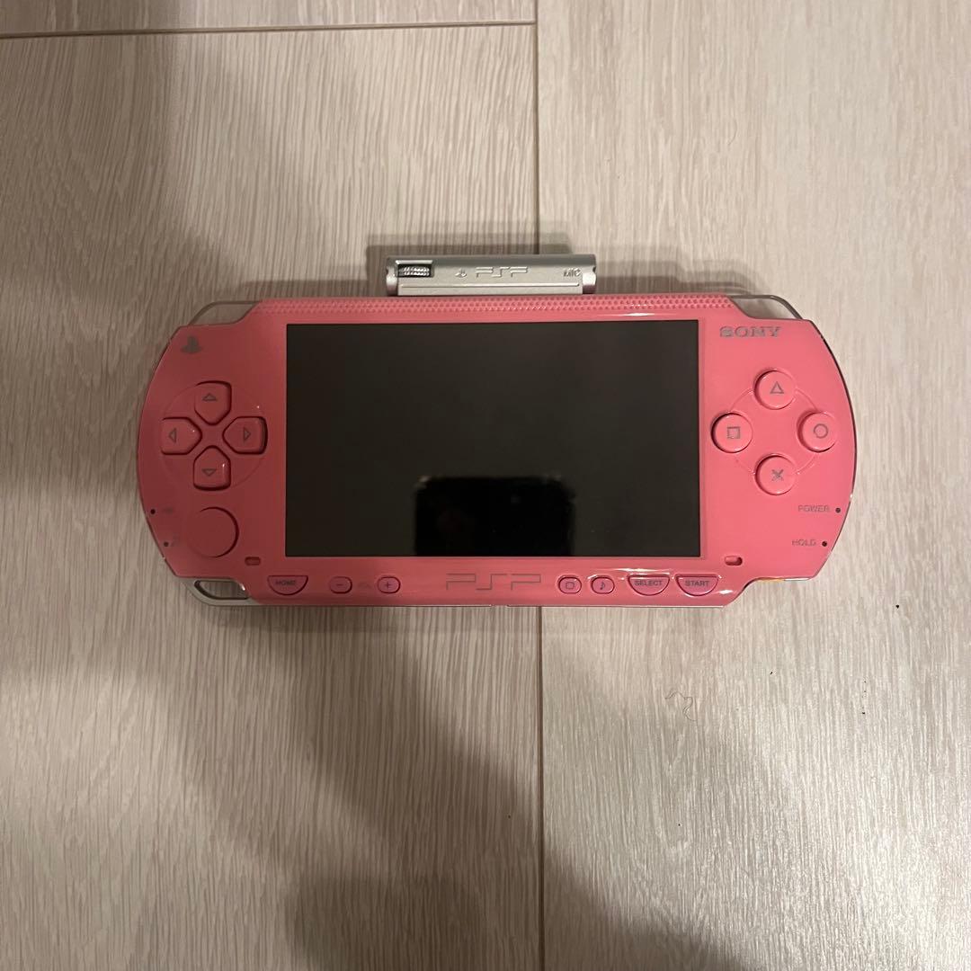 ピンク PSP 本体目立った傷や汚れなし
