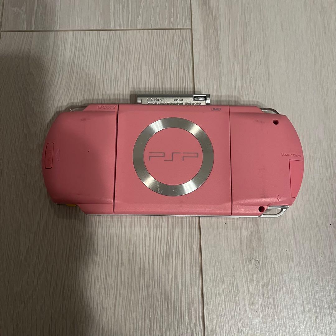 ピンク PSP 本体目立った傷や汚れなし UP786_INFO
