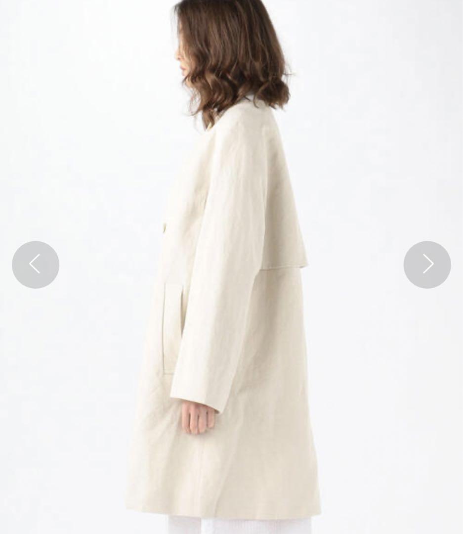 GALERIE VIE トレンチ　ノーカラー コート　トゥモローランド