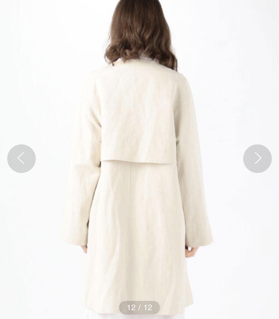 GALERIE VIE トレンチ　ノーカラー コート　トゥモローランド