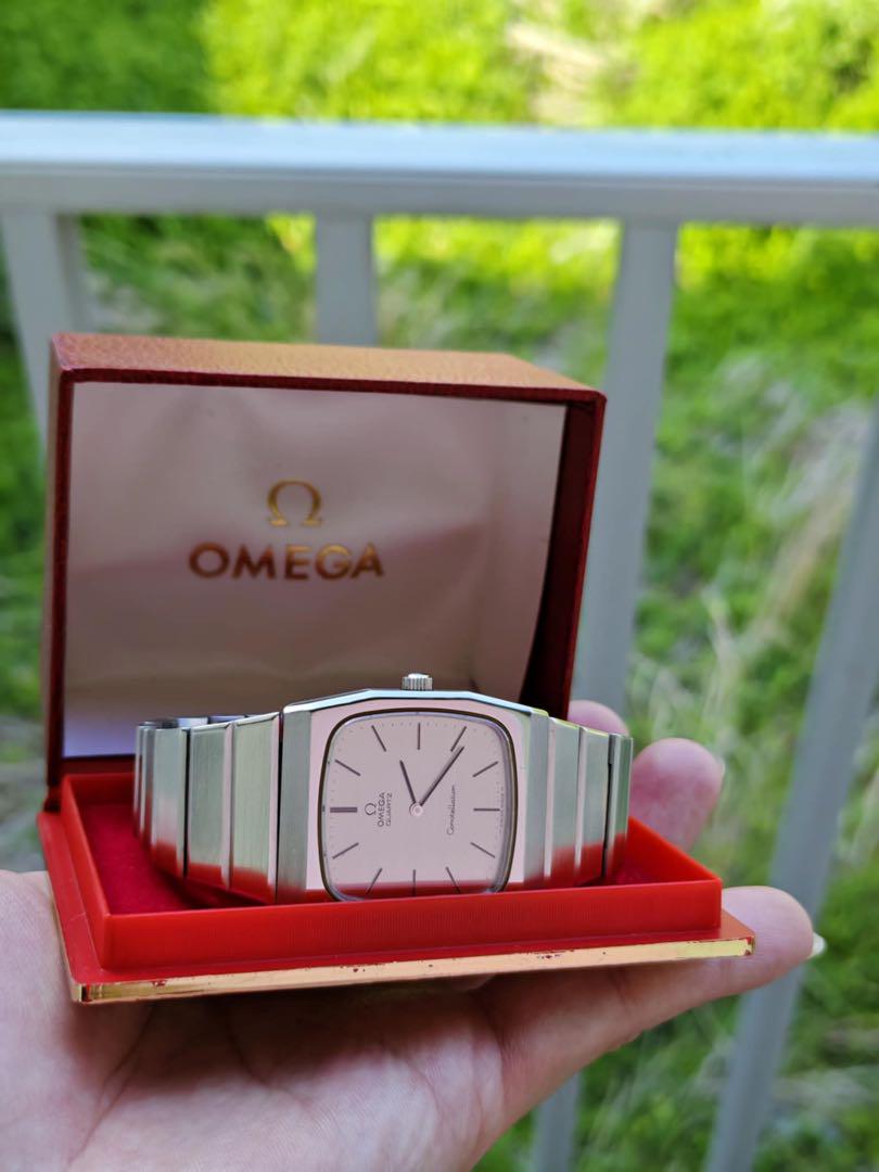 (美しい製品) オメガ OMEGA コンステレーション 傷のないガラス 箱付き