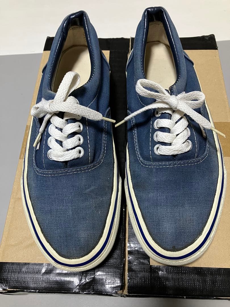 80s vans era ネイビー　26 美品　オールドスクール
