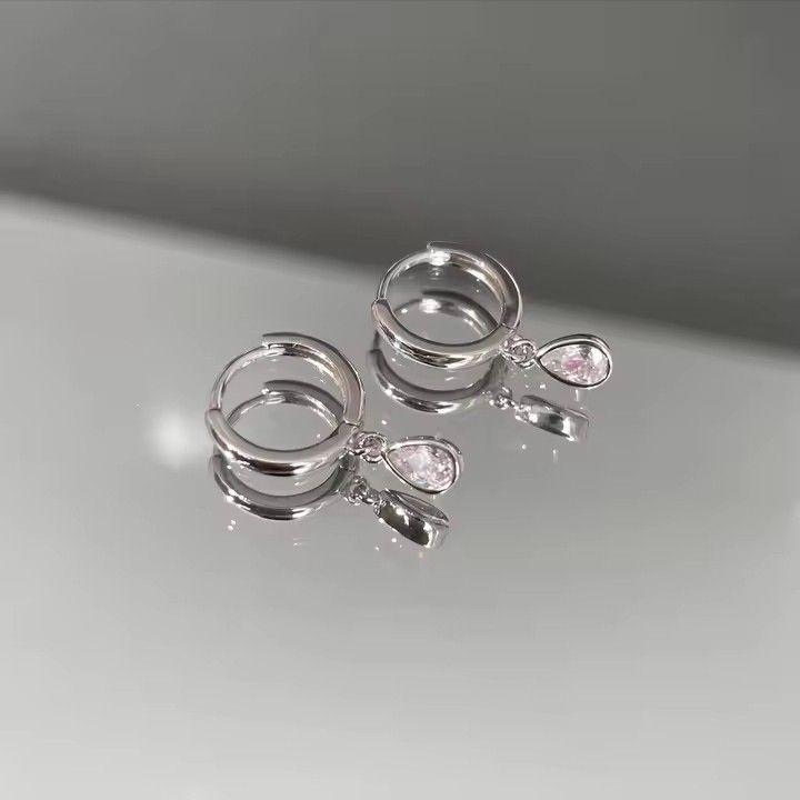 X656 ピアス レディース k18 シルバー ハワイアンジュエリー
