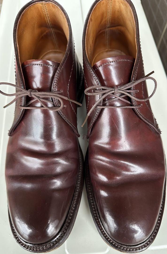 【美品】オールデン（ALDEN）1339 コードバン バーガンディ US7.5