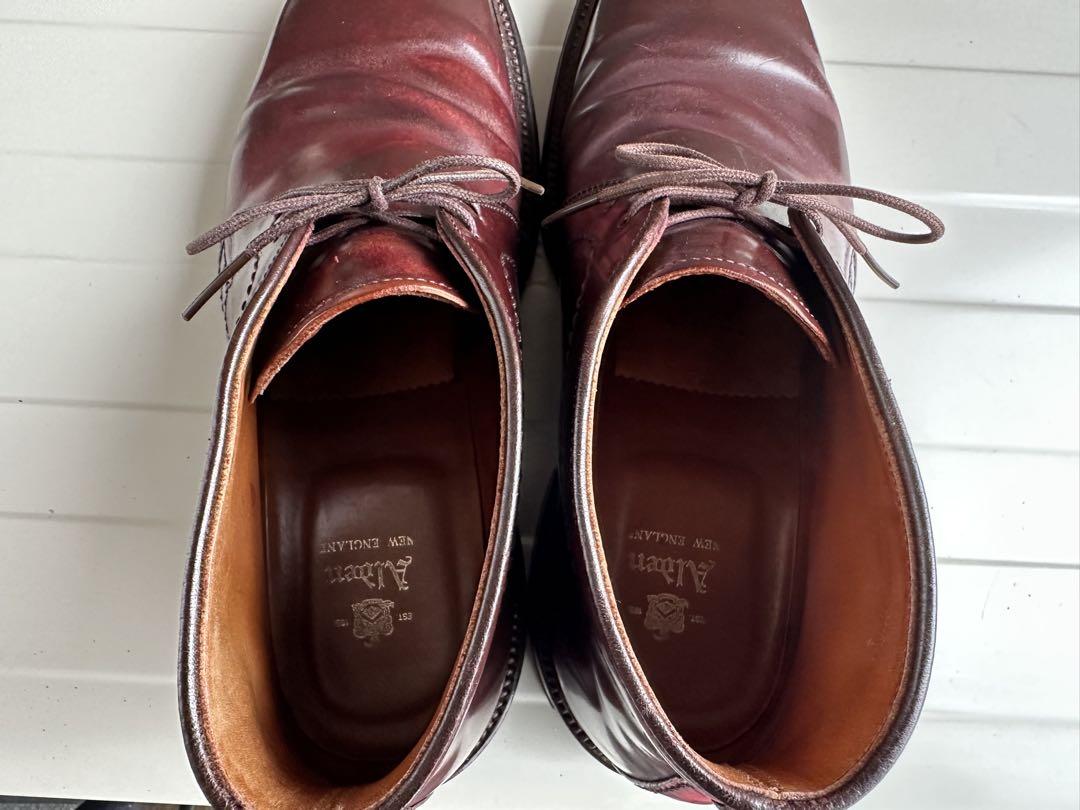 【美品】オールデン（ALDEN）1339 コードバン バーガンディ US7.5