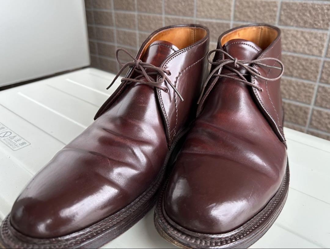 【美品】オールデン（ALDEN）1339 コードバン バーガンディ US7.5