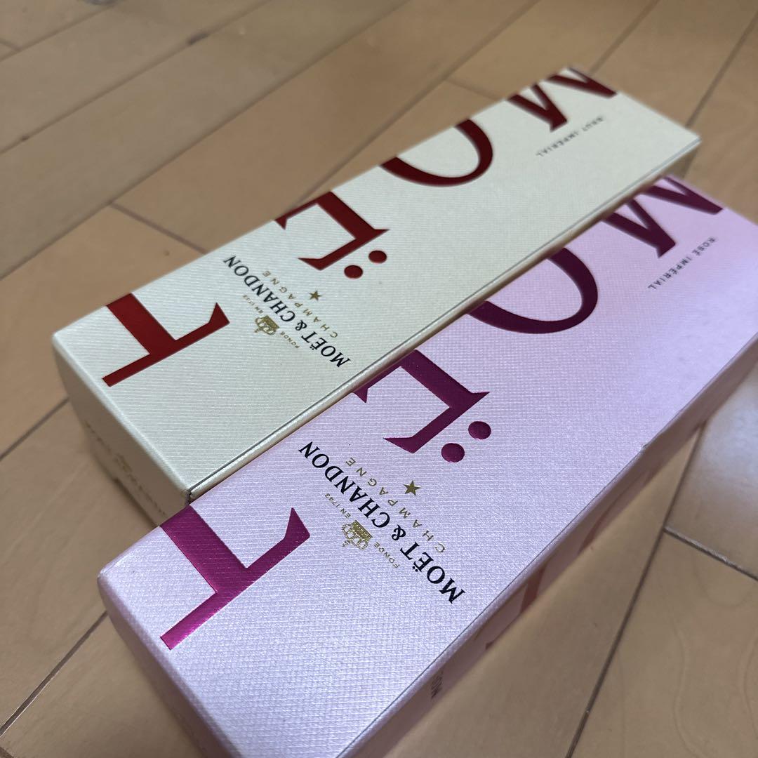 モエシャンドン　白とピンク　ハーフボトル