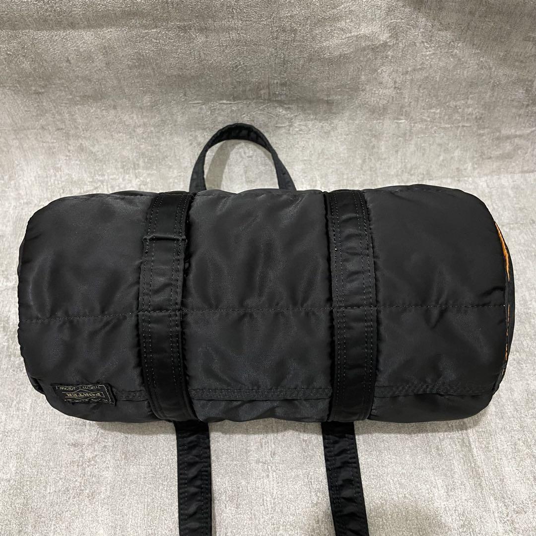 廃盤品✨ PORTER タンカー ミニボストン ドラムバッグ 黒