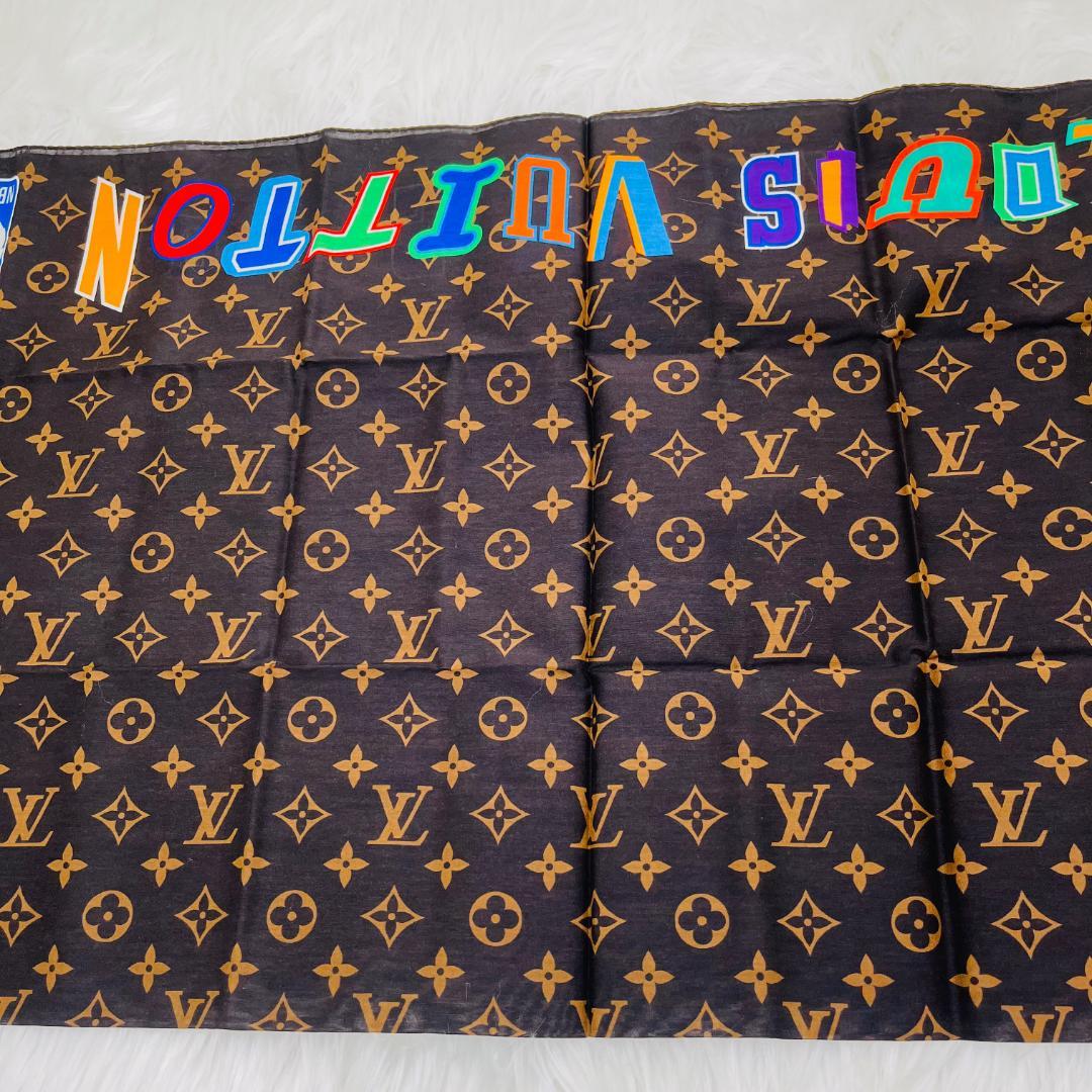 入手困難未使用級✨LOUIS VUITTON モノグラム NBM　スカーフ　巾着