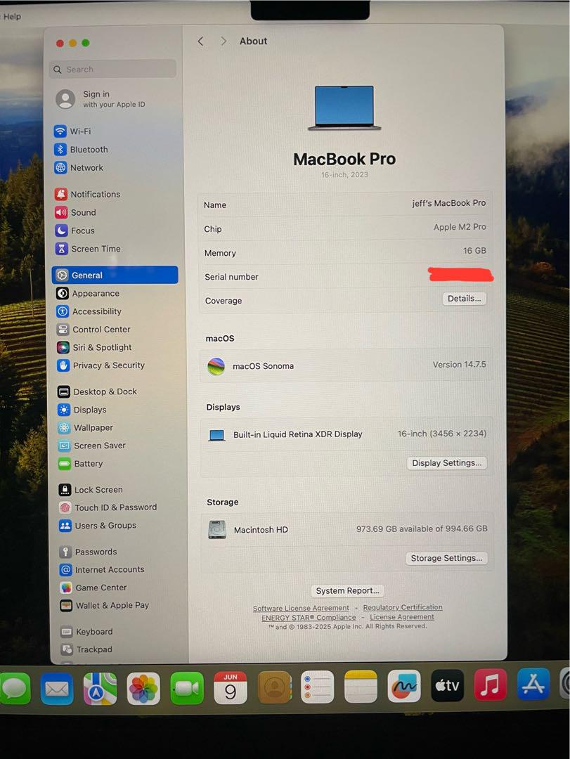 Apple MacBook M2 Pro 16インチ 1TB