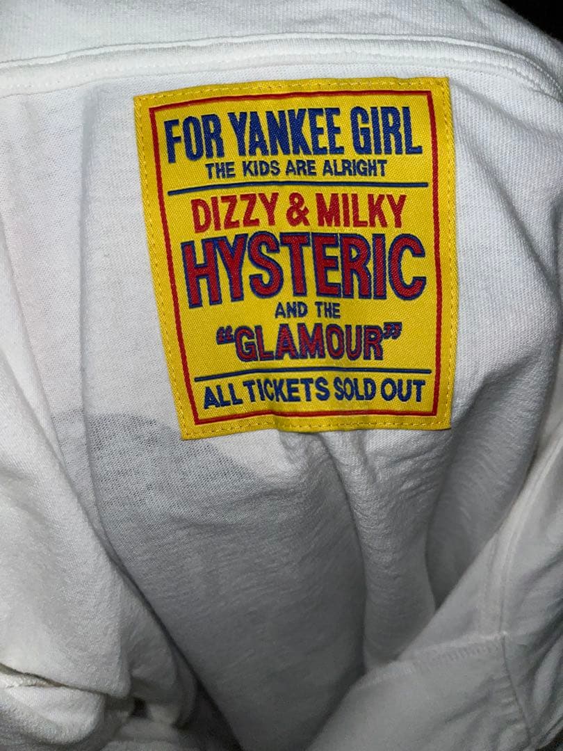 HYSTERIC GLAMOUR ホワイトパーカー HYSTERIC GLAMOUR ホワイトパーカー