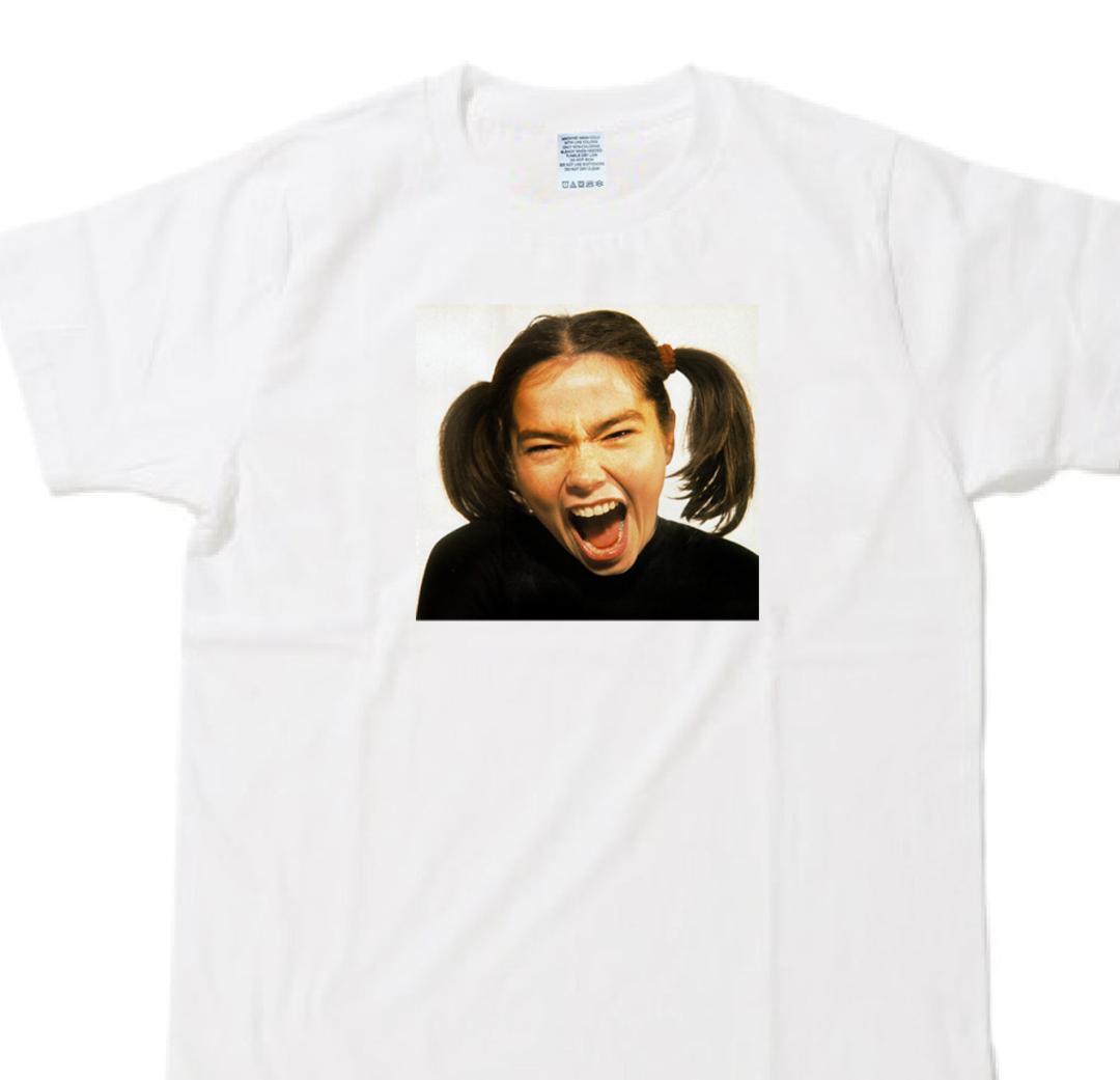 Bjork 90年代 オルタナティブ歌姫 ビョーク Tシャツ 舌 新品