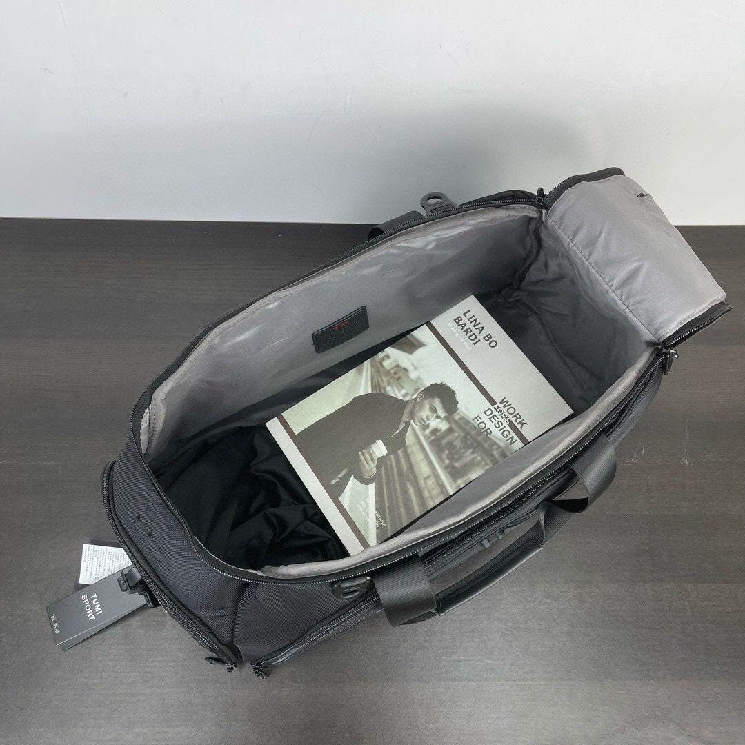 TUMI GOLF 2203712ゴルフ・ダッフル ナイロン 黒2WAYリュック 画像12