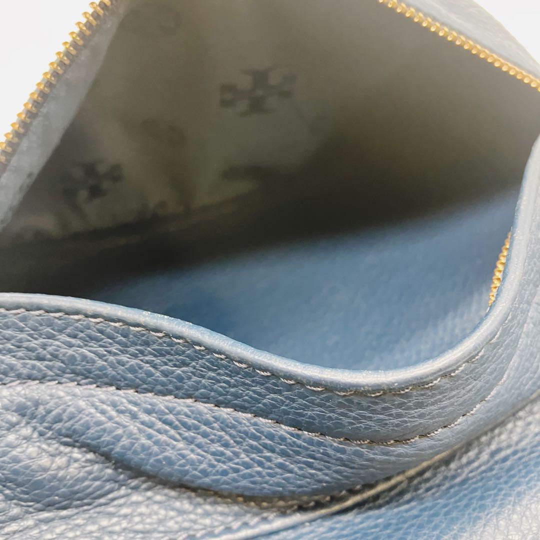 希少✨️Tory Burch トリーバーチ リュック ブルー シボ革 A4可