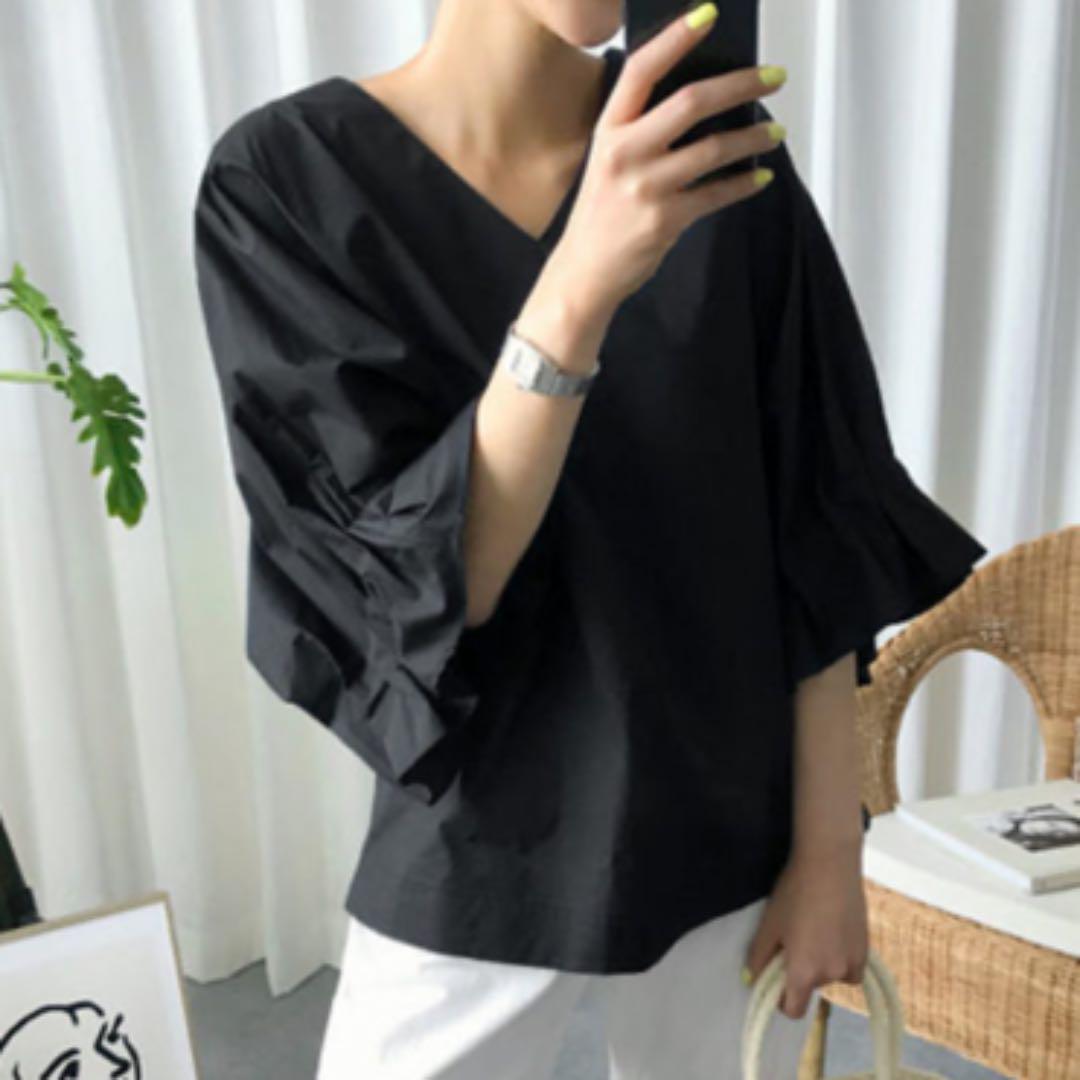 ボリューム袖 ブラウス フリル袖 春服 トップス コットン 綿 韓国 オルチャン Shop At Mercari From Japan Buyee Bot Online ボリューム袖 ブラウス フリル袖 春服 トップス コットン 綿 韓国 オルチャン Shop At Mercari From Japan Buyee Bot Online