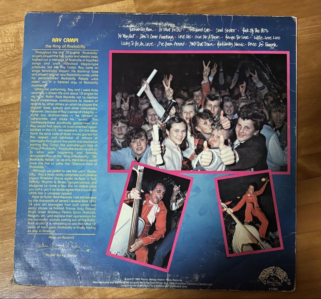 名盤 Ray Campi Hollywood Cats サイン入 ロカビリー - メルカリ