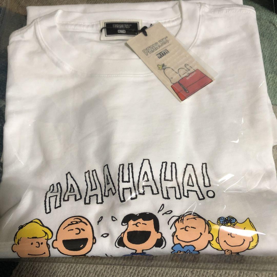 【Kith】 ピーナッツ Tシャツ 送料込 激レア KITH Peanuts スヌーピー 大阪限定 Tシャツ Mサイズ