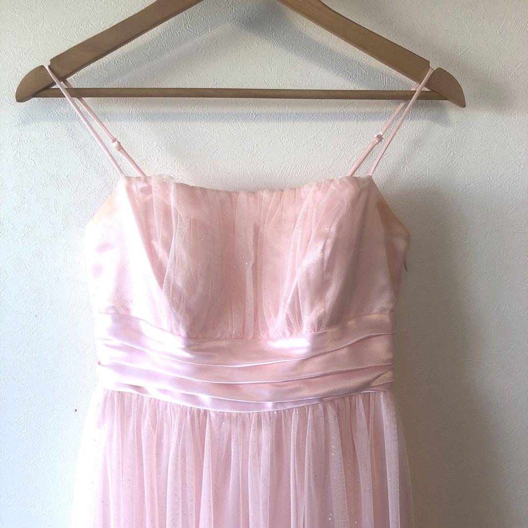 【サリ】エメ　ベビーピンク ロングドレス サリ様専用】エメ ベビーピンク ロングドレス - メルカリ