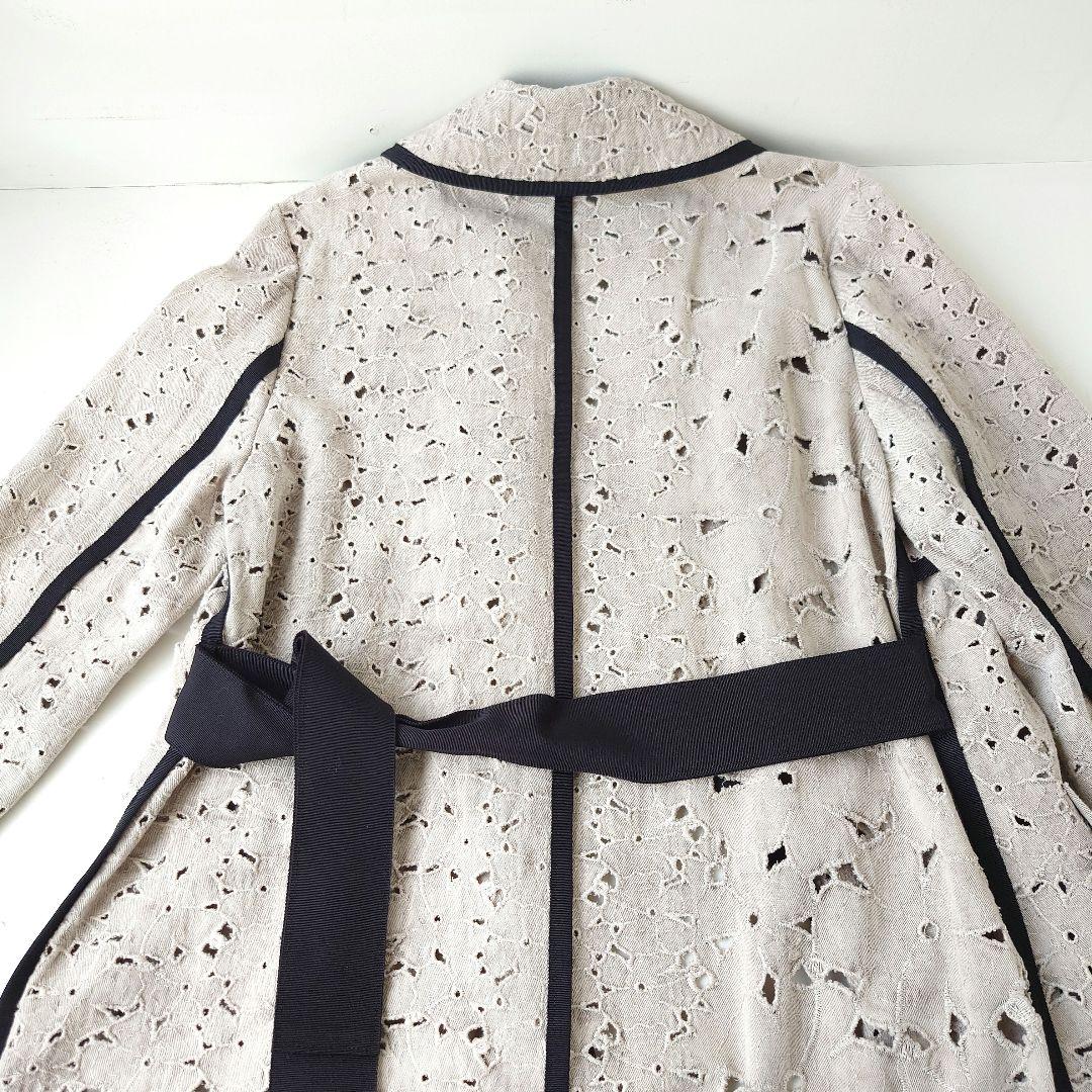 【極美品】 LANVIN ランバンコレクション スプリングコート ベージュ M