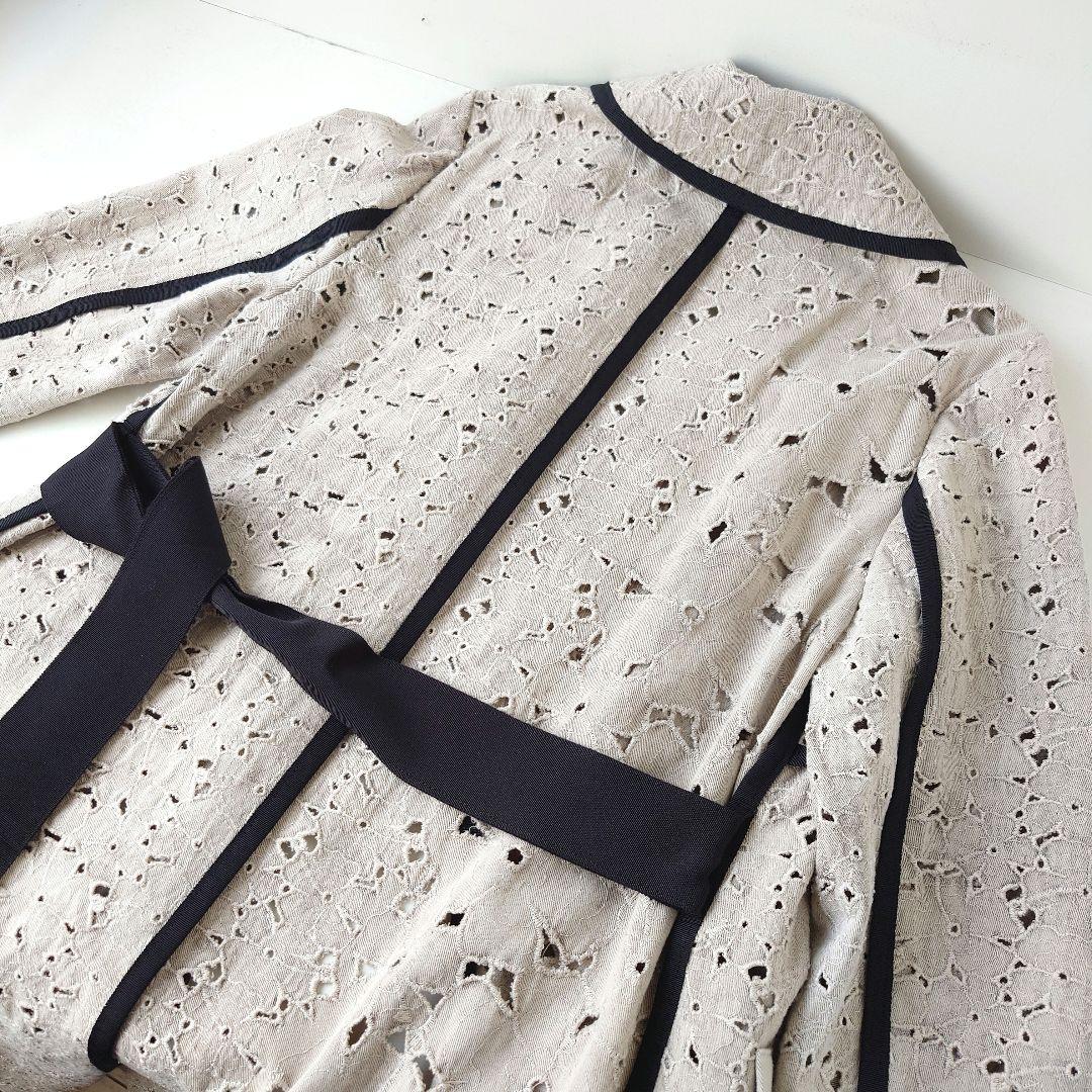 【極美品】 LANVIN ランバンコレクション スプリングコート ベージュ M