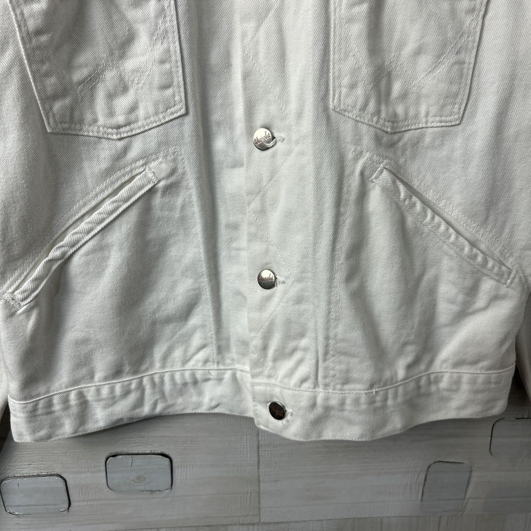 Wrangler 70s 80s USA製 ホワイト トラッカージャケット Wrangler 70s 80s USA製 ホワイト トラッカージャケット