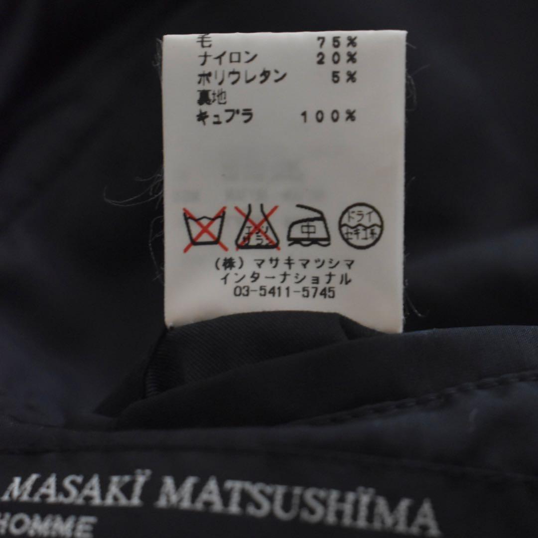 MASAKI MATSUSHIMA HOMME チェスターコート セットアップL MASAKI MATSUSHIMA HOMME チェスターコート セットアップL