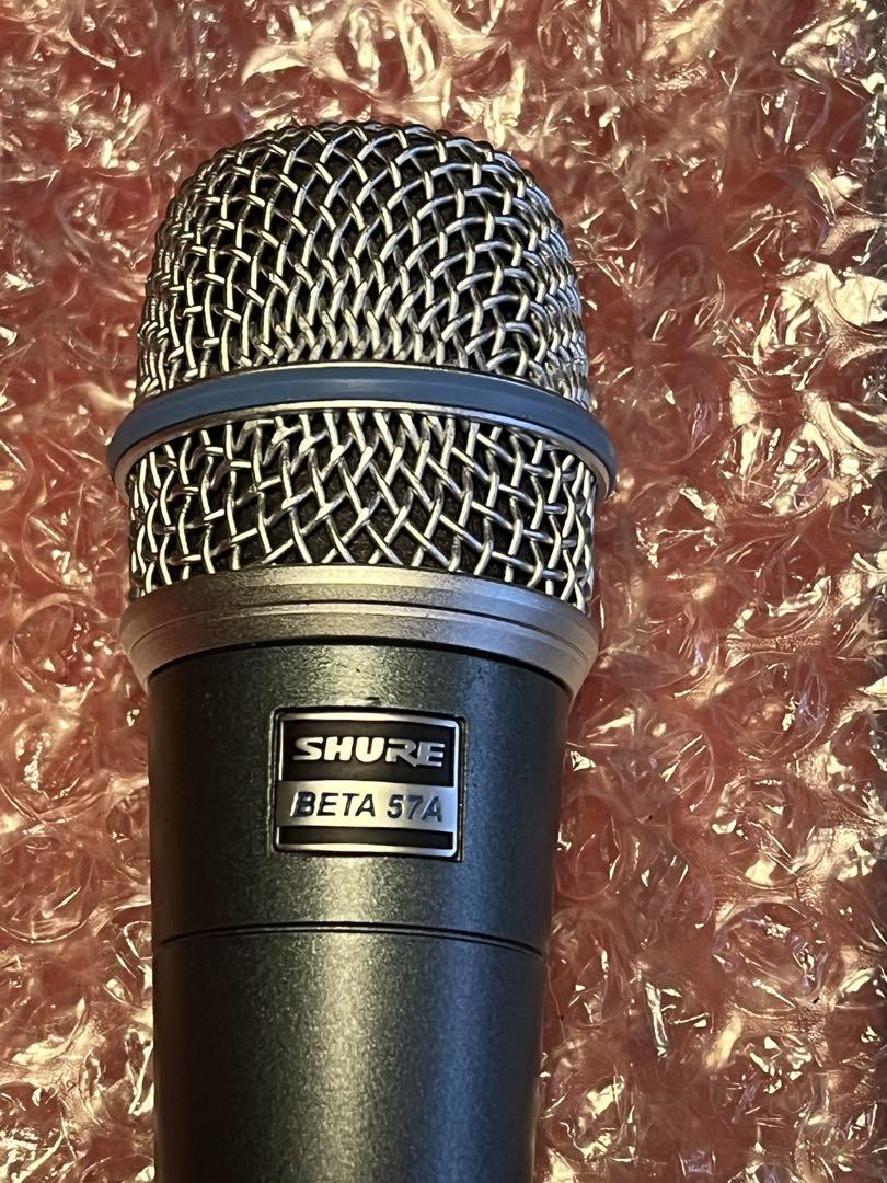 SHURE コンデンサーマイク　収納ケース　ウインドスクリーン付き