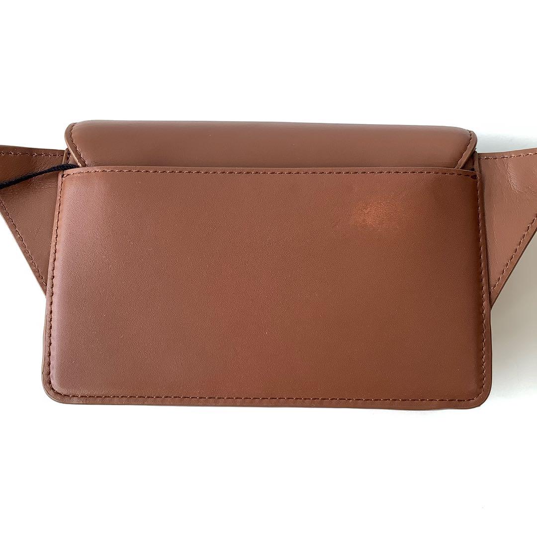 新品★ポールスミス★シンプリファイド コンサーティナ ボディバッグ★ブラウン茶系 新品☆ポールスミス☆シンプリファイド コンサーティナ ボディ