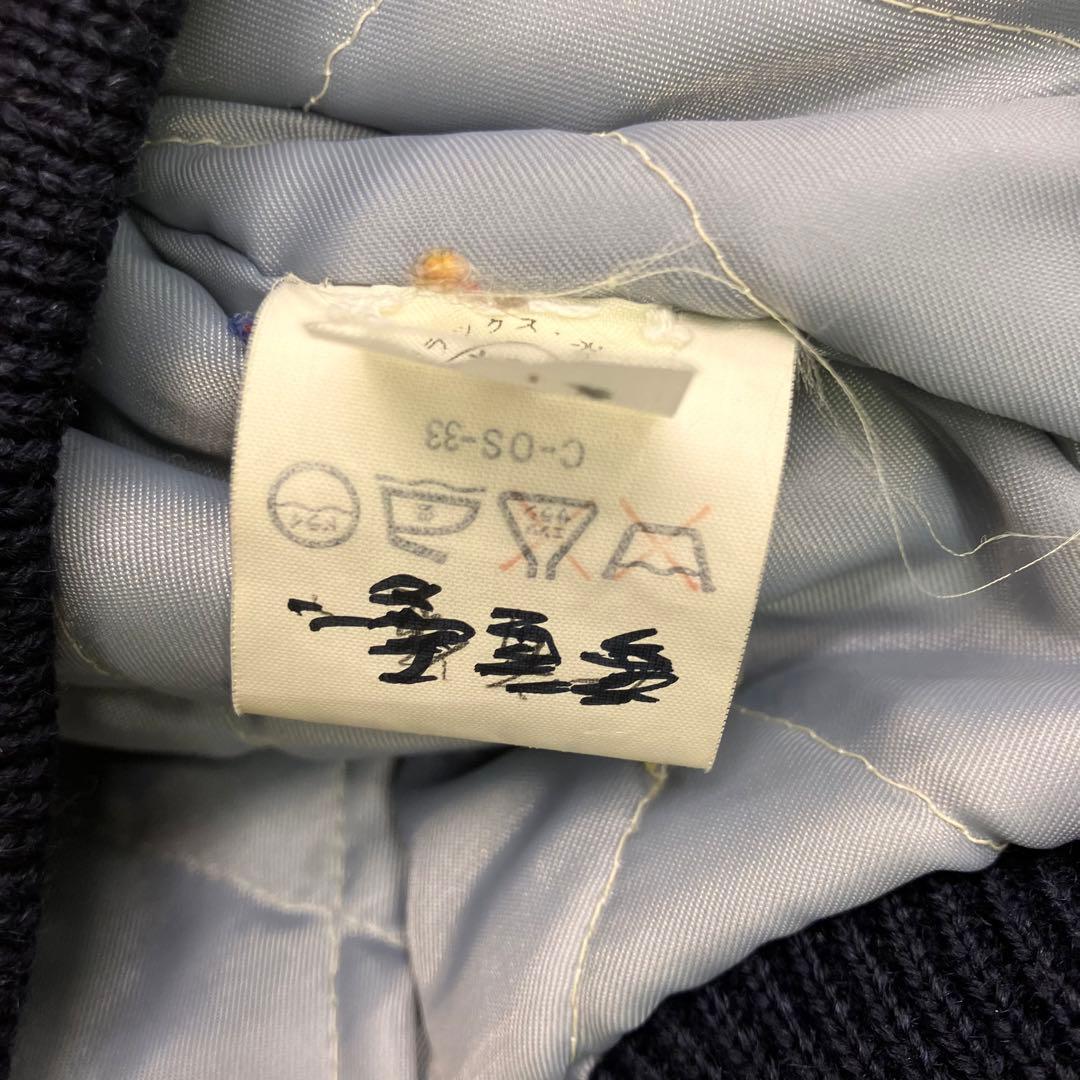 80s コーデュロイ スタジャン バーシティジャケット ネイビー VINTAGE 80s コーデュロイ スタジャン バーシティジャケット ネイビー VINTAGE