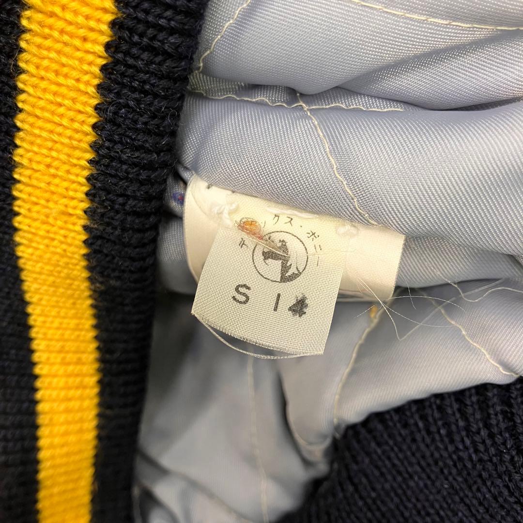 80s コーデュロイ スタジャン バーシティジャケット ネイビー VINTAGE 80s コーデュロイ スタジャン バーシティジャケット ネイビー VINTAGE