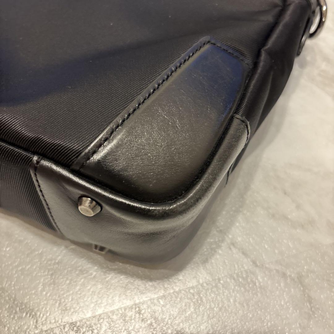 【美品】ブラックレーベル　 2way ブリーフケース レインカバー付　ビジネス