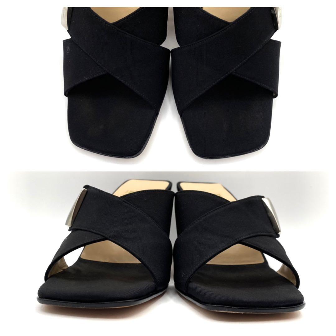 Salvatore Ferragamo ブラックサンダル Salvatore Ferragamo ブラックサンダル - メルカリ