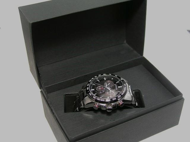 中古動作良_CitizenLocalTimeAlarmCrono電波_E610