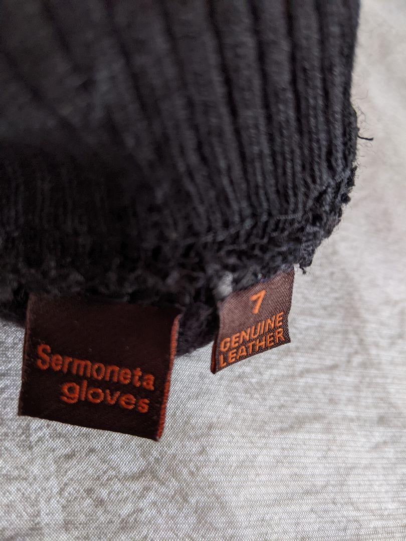 Sermoneta gloves レザー 手袋 セルモネータ 未使用 イタリア