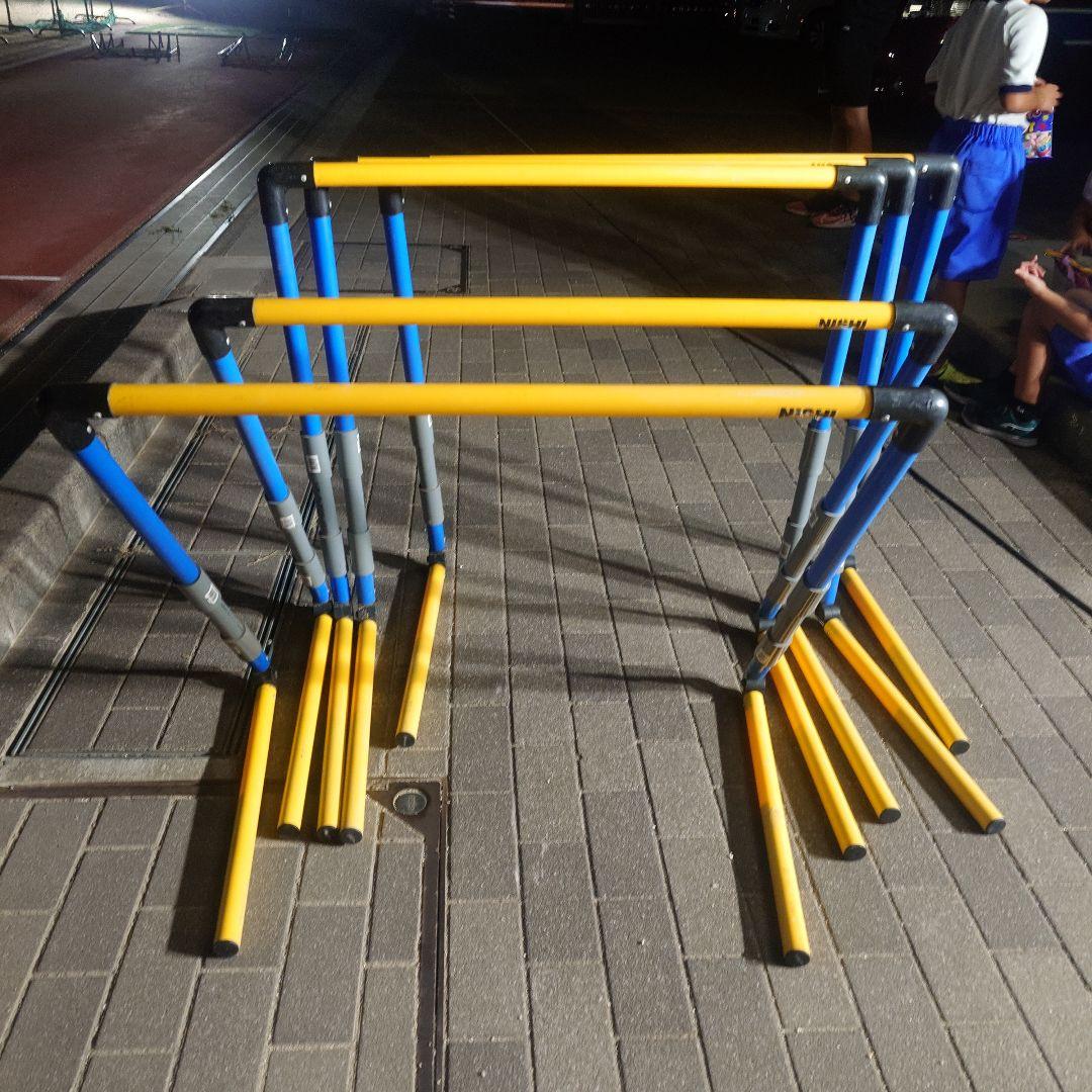 NACHI ハードル 陸上競技用具 青・黄・灰５台
