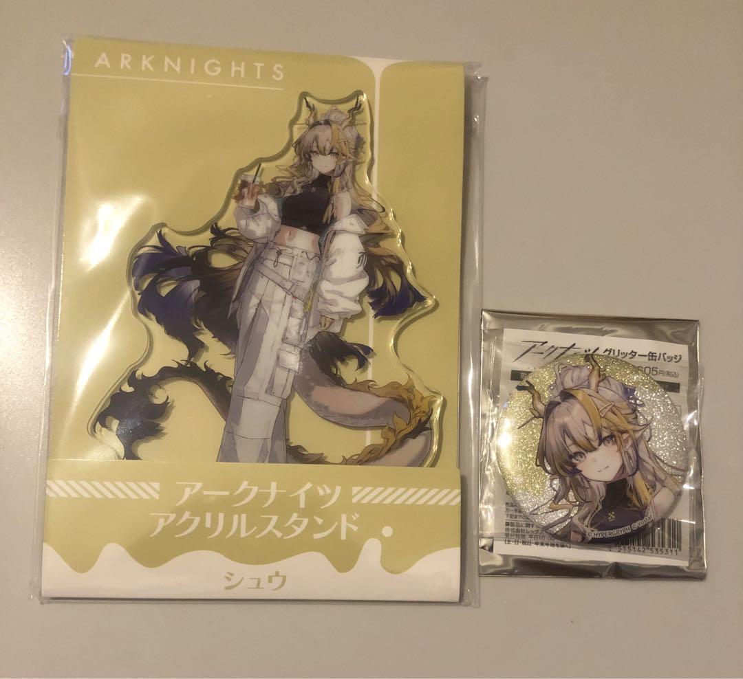 アークナイツ ローソン コラボ アクスタ 缶バッジ セット - メルカリ
