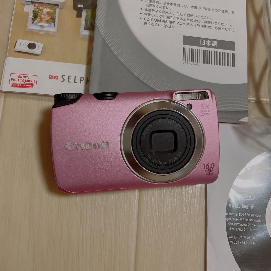 Canon PowerShot A3300 ピンク コンデジ