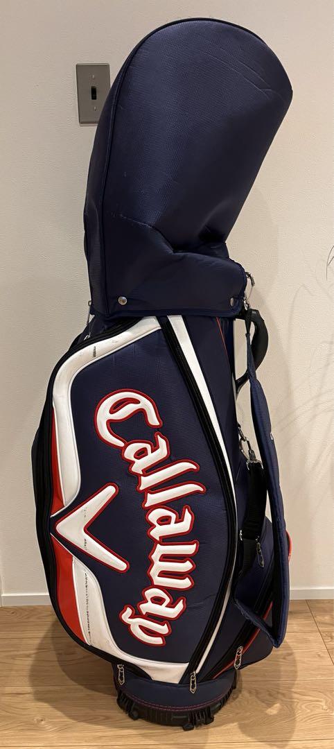 Callaway キャディバッグ ネイビー ホワイト レッド