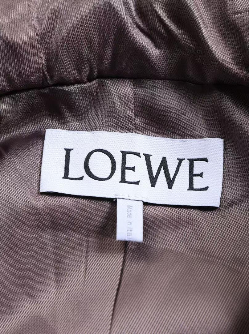 LOEWE 24SS ウール ジップアップ フーディ M